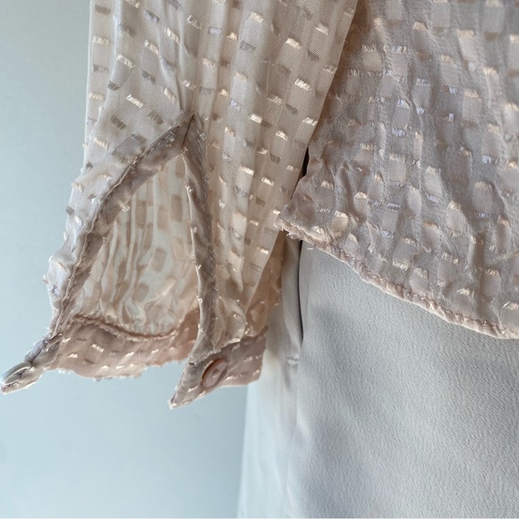 Reiss Taylor Pink Ruffle Blouse - 0 - Picture 13 of 15